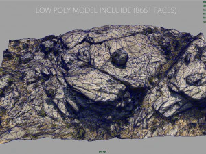 mountain rocks 3 3D Model