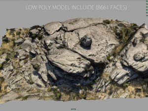 mountain rocks 3 3D मॉडल