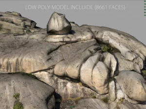 mountain rocks 3 3D Model