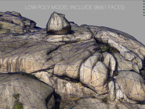 mountain rocks 3 3D Model