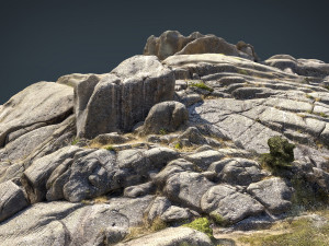 mountain rocks 4 Model 3D