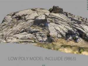 mountain rocks 4 3D 모델
