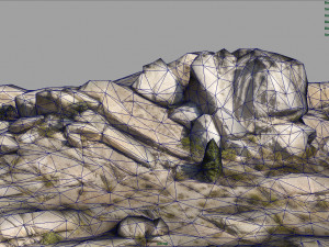 mountain rocks 4 3D 모델