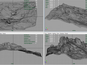 mountain rocks 4 3D 모델