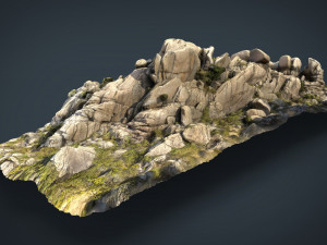 mountain rocks 5 3D Model