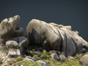 mountain rocks 5 3D Model