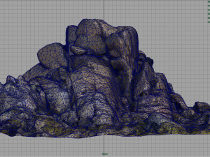 mountain rocks 5 3D Model