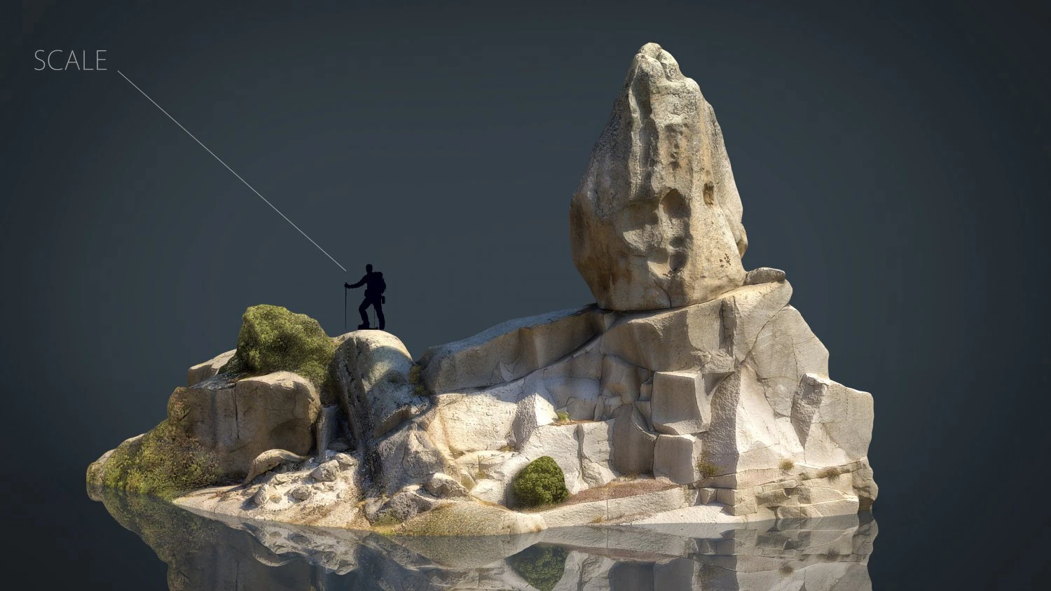 rock 31 3D Model .c4d .max .obj .3ds .fbx .stl .blend