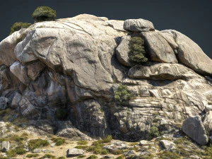 mountain rocks 6 3D Model