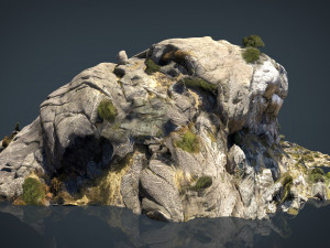 mountain rocks 6 Model 3D