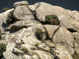 mountain rocks 6 Model 3D