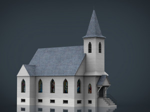 american church 3D 모델