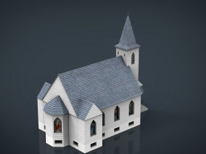 american church 3D 모델