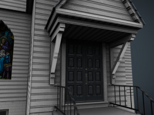 american church 3D 모델