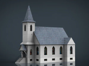 american church 3D Model