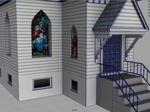 american church 3D Model