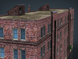 apartment building Model 3D