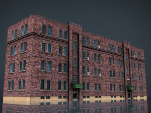apartment building Model 3D
