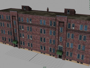 apartment building Model 3D