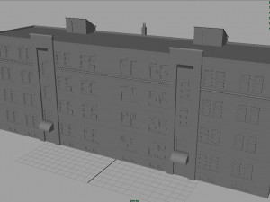 apartment building Model 3D