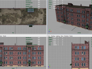 apartment building Model 3D