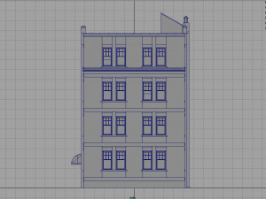 apartment building Model 3D
