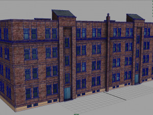 apartment building Model 3D