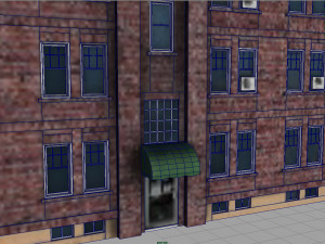 apartment building Model 3D