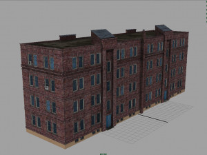 apartment building Model 3D