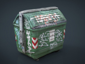 dumpster Modelo 3D