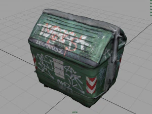 M&uuml;llcontainer 3D Modell
