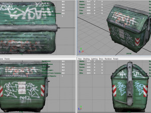 dumpster Modelo 3D