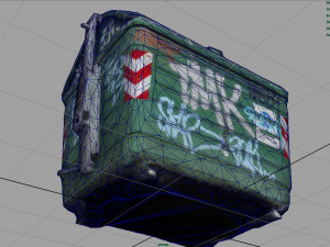 dumpster Modelo 3D