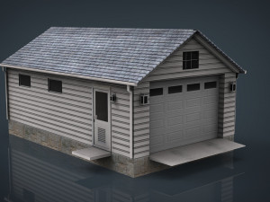 detached garage 3D Model
