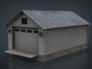 detached garage 3D मॉडल
