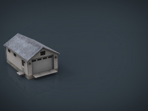detached garage 3D मॉडल
