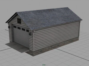 detached garage 3D Model