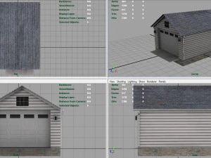 detached garage 3D Model