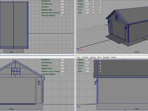 detached garage 3D मॉडल