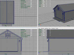 detached garage 3D Model
