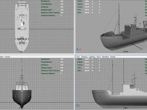 fish boat 3D Model