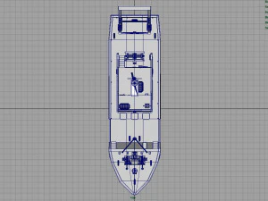 fish boat 3D Model