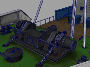 fish boat 3D Model