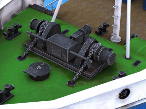 fish boat Model 3D