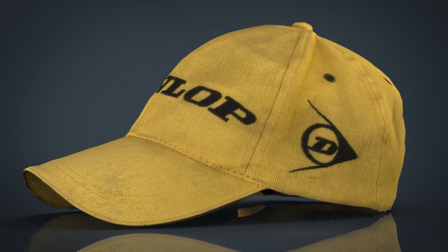 baseball cap Model 3D .c4d .max .obj .3ds .fbx .stl .blend 
