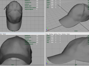 baseball cap Model 3D