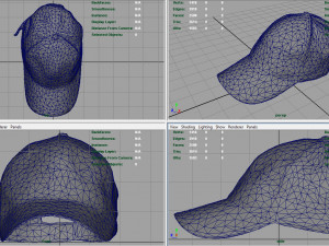 baseball cap Model 3D