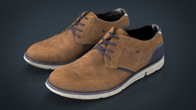 sneakers 13 3D Model .c4d .max .obj .3ds .fbx .stl .blend 