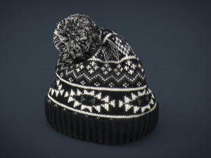 winter hat 3D Model