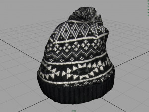 winter hat 3D 모델